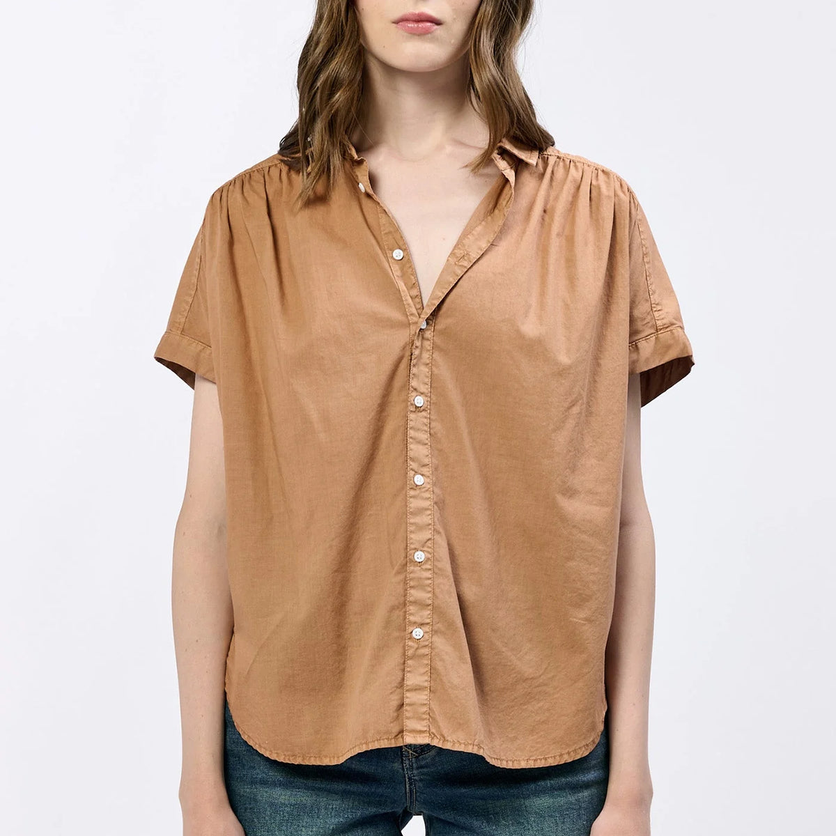 トップス beck Beck Button Up Top – Blue Gardenia Boutique