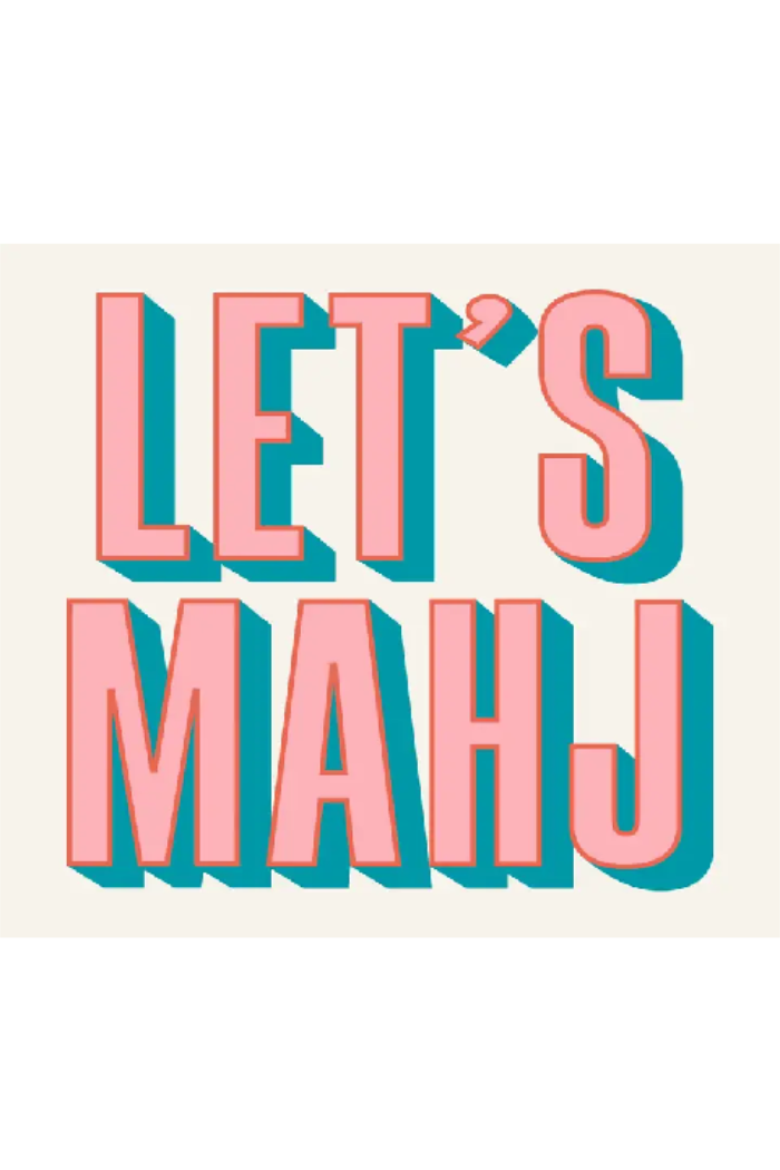 Mahjong Cocktail Funny Napkin | Let's Mahj - Thumbnail 3